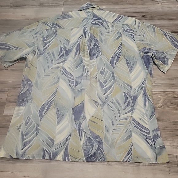 RJC Hawaiian Shirt Adult 3XL Blue Floral Surfer Aloha Beach Mens USA VINTAGE - Picture 6 of 11